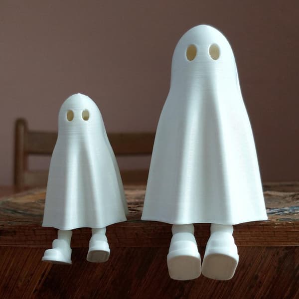 Haoween spöke med ben dekoration party eksak White l