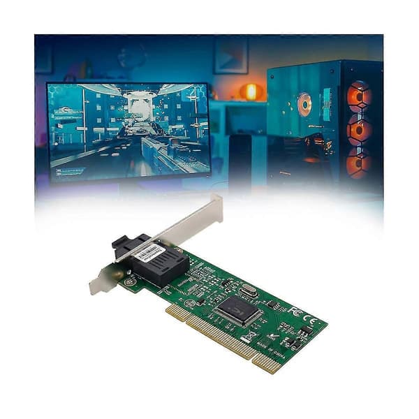 Pci Ip100a Nätverkskort St7261 Ic Plus Ip100a Pci Enkelport Fast Ethernet Adapter 100m Optisk Ne