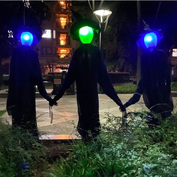 Halloween Häxor Dekorationer Glödande Haunted Prop