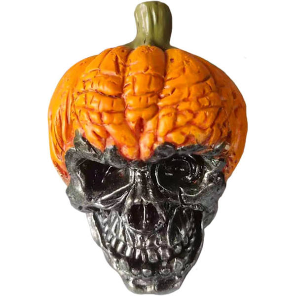 Halloween gresskar hodeskalle hode utendørs dekorasjoner