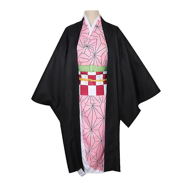 Anime Demon Slayer Kimetsu No Yaiba Cosplay Kostume Nezuko Kamado Kimono Uniform Halloween Tøj A2