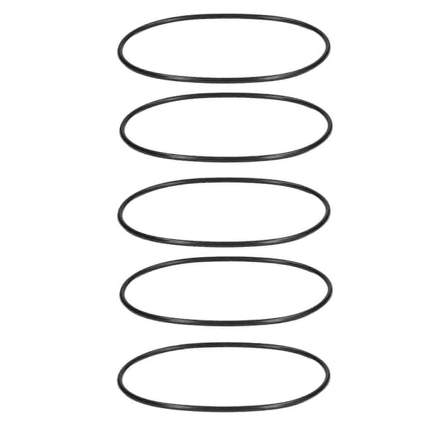 5 stk. rund gummimotorrem industrielle mekaniske udstyrs transmissionsdele 5 mm diameter 5405-0005-0494
