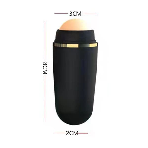 Vulkanstein Oljeabsorberende Roller Ball Ansiktsoljemassasje