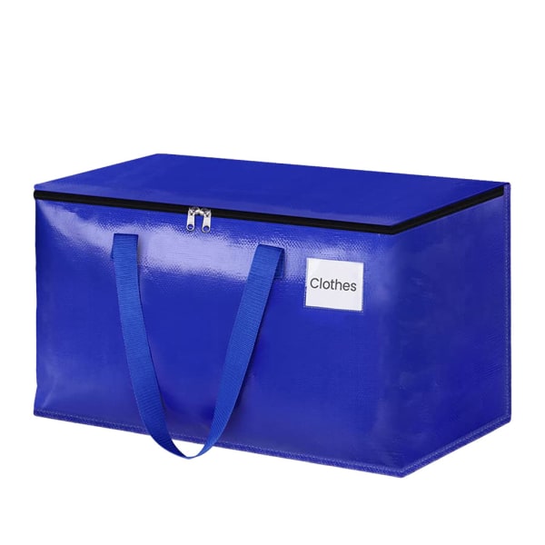 Polyester Extra Stor Mobilväska med dragkedja Specialutrustning För blue 69*35*38cm