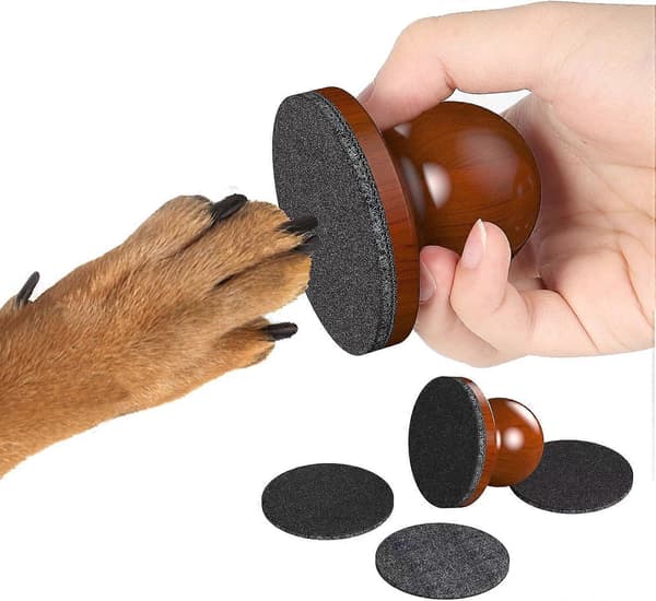 Hundefil til hunde, kradsebræt til hunde, stressfri neglefil til hunde, neglefilsæt