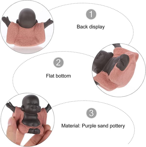2-pakning Monk Tea Craft Dolls