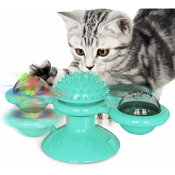 Cat Windmill, Windmill Cat Toy, Cats Interactive Toy Sugkopp Tu