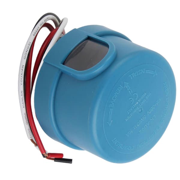 Fotocellesensor Automatisk Fotoelektrisk Bryter Lyskontroller Vanntett 105-305V 10A