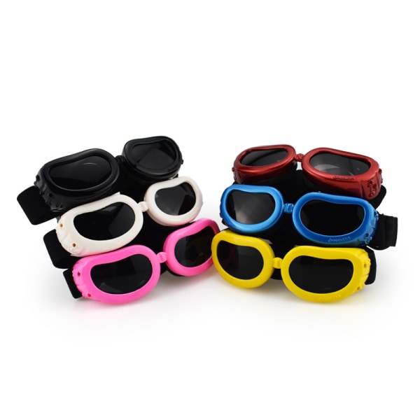 Solglasögon för hundar Uv skyddsglasögon, hundar vindtäta & anti-dimglasögon blue