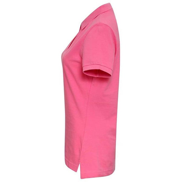 Asquith & Fox Naisten yksivärinen lyhythihainen pikeepaita Pin Pink Carnation L