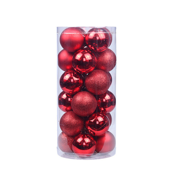 Julgranshänge Julgranshänge 60mm Julgranskulor red 6cm