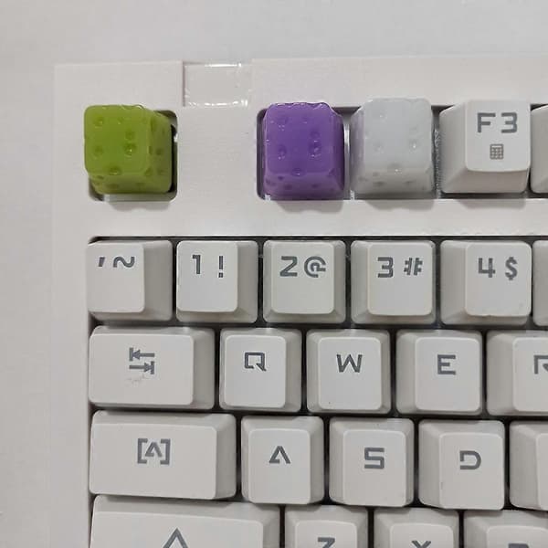 Resin Keycap OEM High-end Printing OEM Profile Keycap til RGB Gaming Tastatur