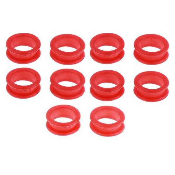 1/2/3/5 10x Barber Frisør Saks Fingerring Red 10 pcs 1 Pc