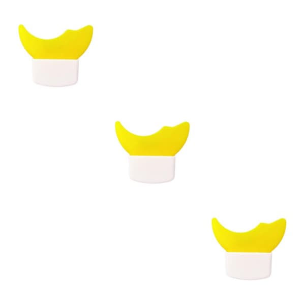 2/3/5 Multifunktion Eyeliner Stencils Silikon Mall Lazy Yellow 5.7 x 5cm 3Set