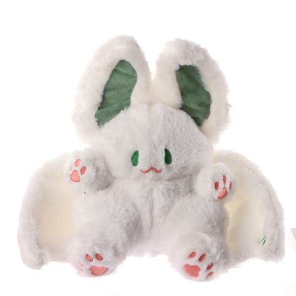 e Plyschkudde Magical White Spirit Toy Creative Bat Plysch