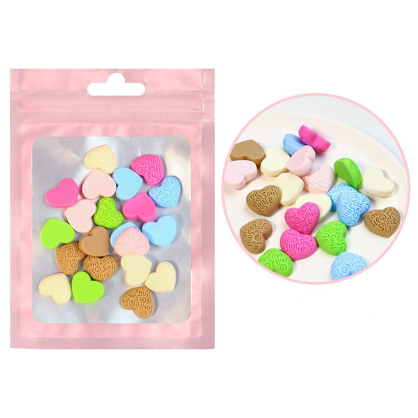Nail Art Resin Cartoon Ornament Mixed Mini Small Soft Girly 01 love