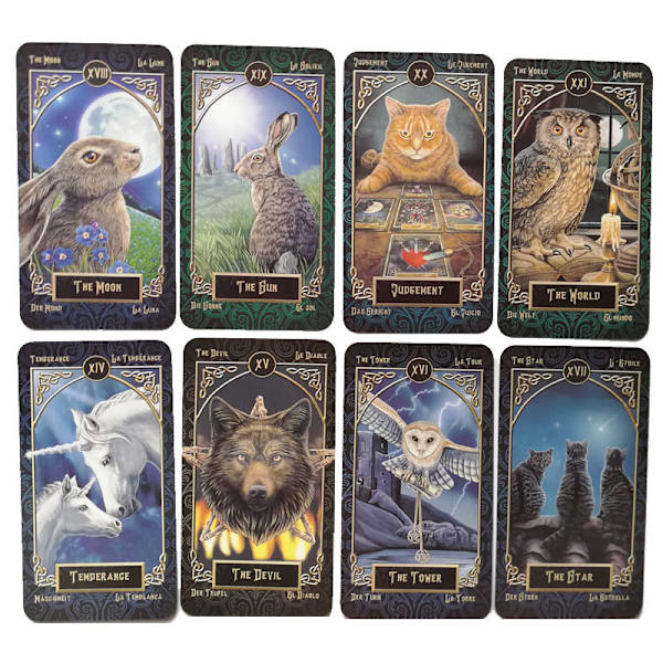 LISA PARKER FAMILIARS TAROT DCK KORTIT TAROT DCK KORTIT PELI CA Multicolor one size