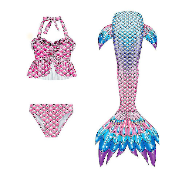 Baddräkt för barn Mermaid Tail Baddräkt 140 GB60