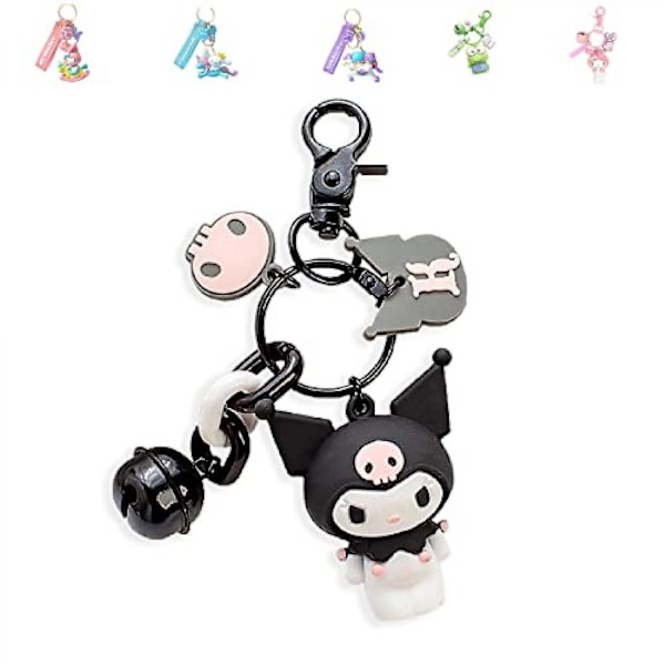 Kawaii Anime Cartoon Nyckelring Kuromi Keroppi Accessories (FMY)