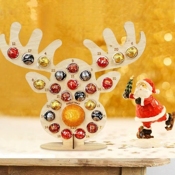 Juletre Tre Adventskalender Sjokoladeholder Antall