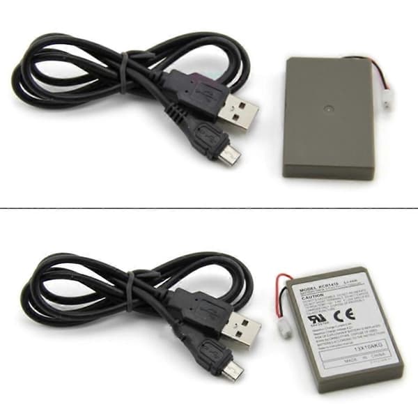 2000mAh Li-ion oppladbart batteri for , leveres med USB-ladekabel