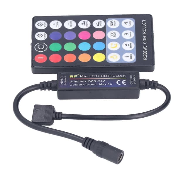 LED fjernbetjening RGB lysstrimmel langdistance RF-controller sæt til hjemme-KTV