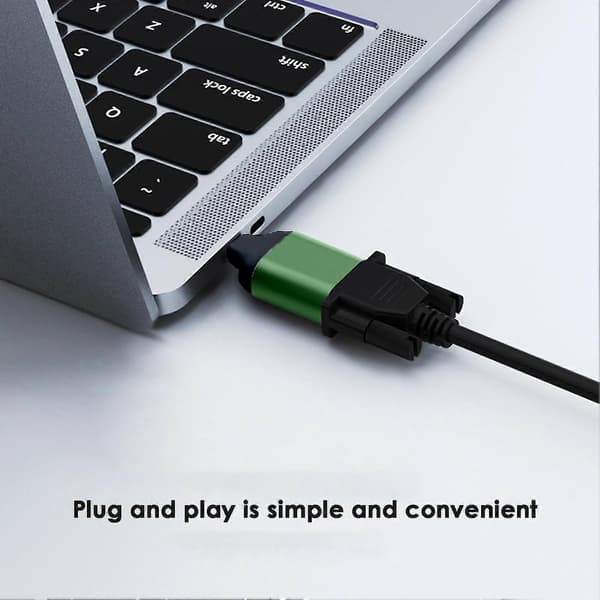 Netværksadapter 4K60Hz 1000 Mbps Bærbart Radian Design Stabil Transmission Kompakt USB C til RJ45 Gigabit Ethernet-adapter