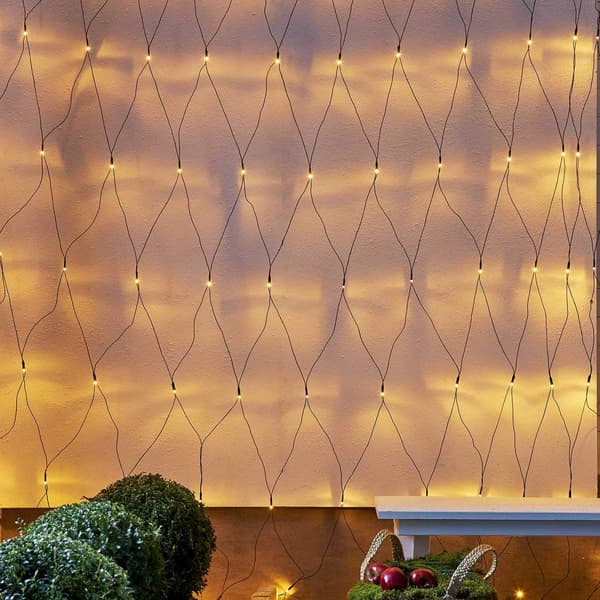 Lysnett utendørs 3x3 meter 200 LED Crispy Ice White Crispy Ice White