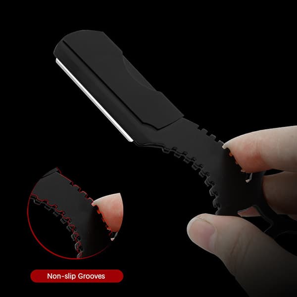 Rakkant Barber Razor Hår Skæg Øjenbryn Barbering Manuel De Black