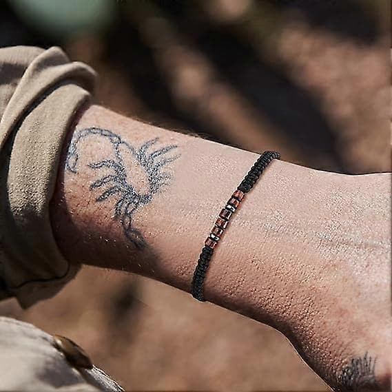 Inspirerende morse-kode armbånd Motiverende hemmelig melding tre