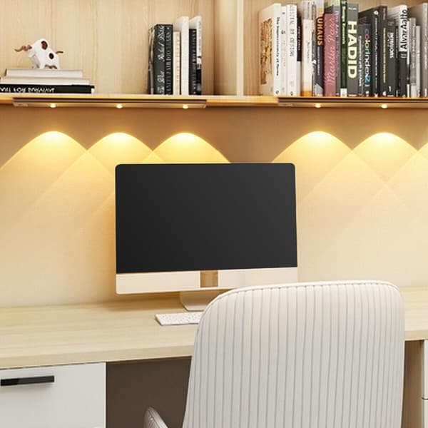 Garderobebelysning Bevægelsessensorlampe SORT 20CM Black 20cm