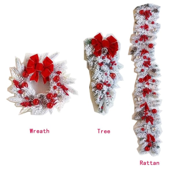Jul flockande krans rottinghänge TREE-45CM TREE-45CM Tree-45cm