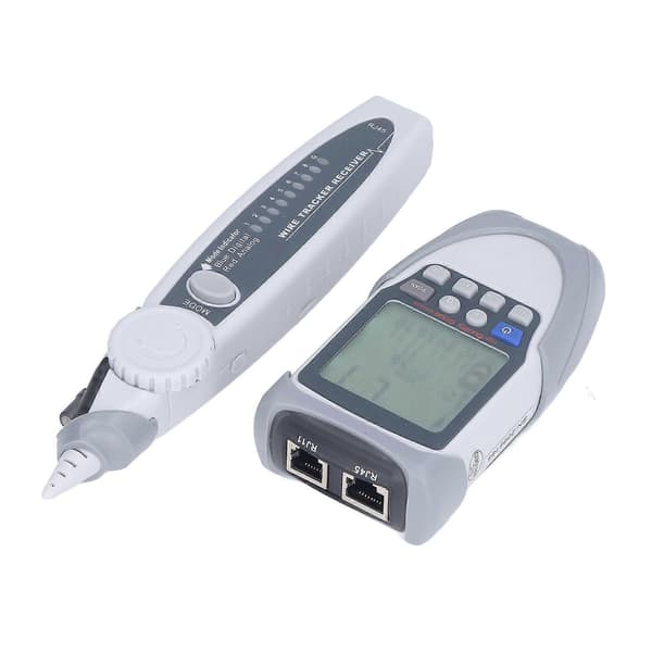 Nätverkskabeltestare Digital Analog PoE Ethernet Wire Finder Tracer Tool med LCD