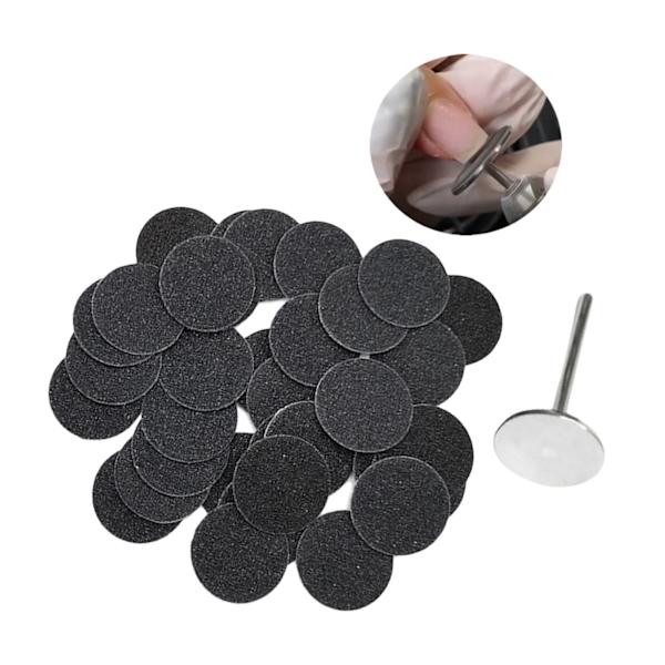 1/2/3/5 Sähköisen jalkaraspin vaihtotyynyt tehokas ja 35mm 80Grit 50 pcs 1 Pc