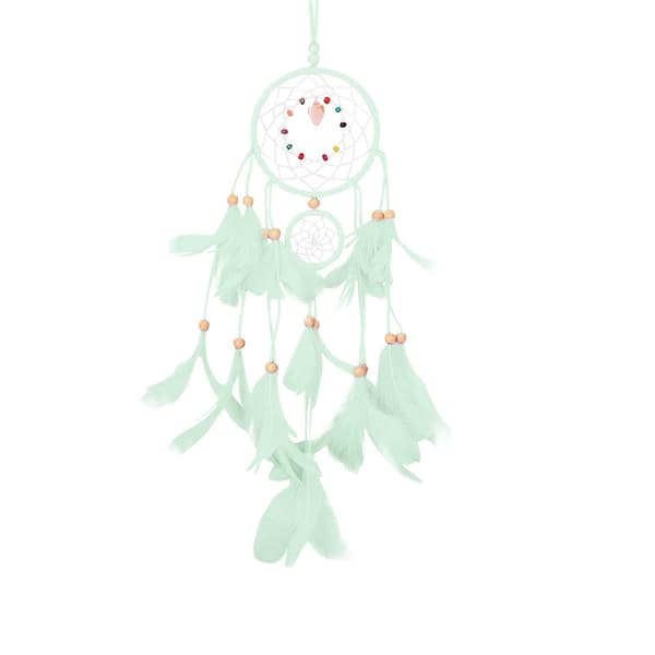 Semesterprydnader heminredning d ream catcher wind chime hängande båge med led-ljus no1437