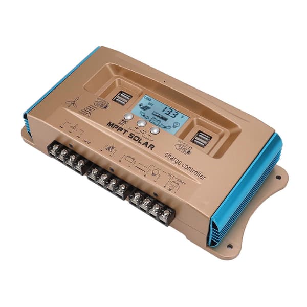 12V 24V 36V 48V 60V Vindkraft Solcellekontroller MPPT Vind Solcelle Komplementær Gatelys Ladekontroller 30A 10A 360W