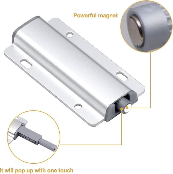 Öppnare Magnetic Catch Cabinet Magnet Dörrstängare Push Catch Stark Push