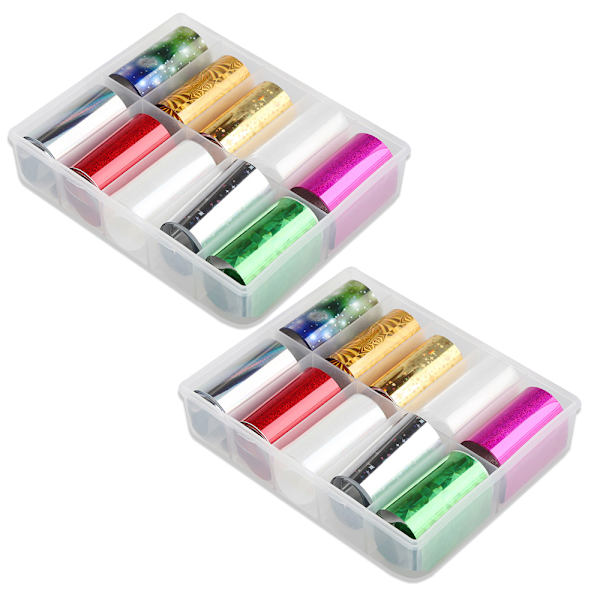 Starry Nail Art folieklistremerke, print negledesign
