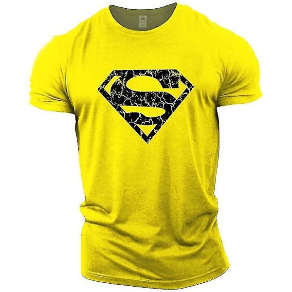 Superman Vascular Gym Training Top Yellow L