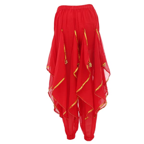 1/2/3/5 Dam Magdans Harem Byxor Tribal Baggy Arabic Red 1 Pc