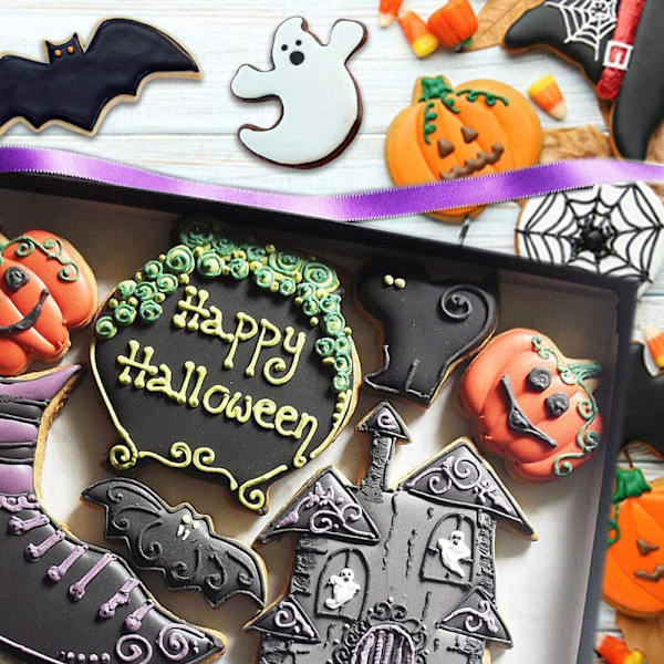 7 stk. Halloween forme i rustfrit stål til fremstilling 4