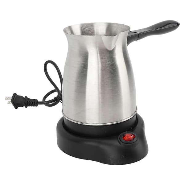 Elektrisk tyrkisk kaffetrakter 600 ml elektrisk tyrkisk kaffemaskin i rustfritt stål