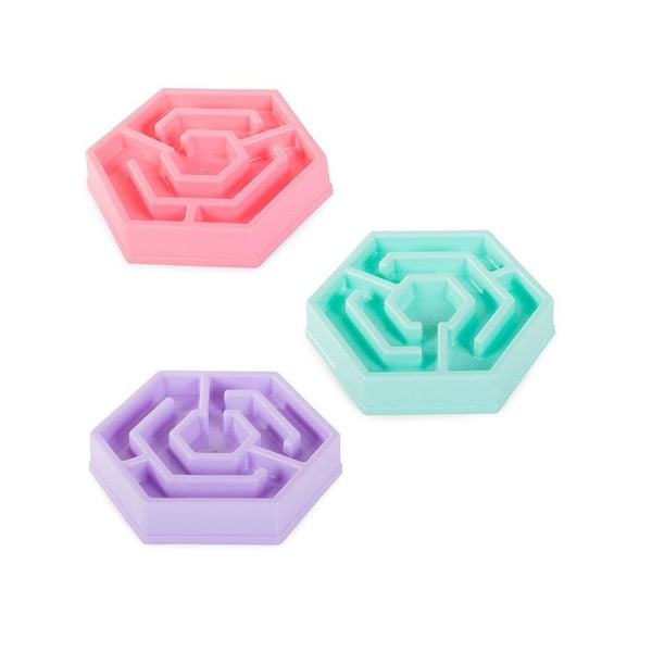 Slow Feeder Madskål til Hund & Kat / Spis Langsomt Skål - 350ml multicolor