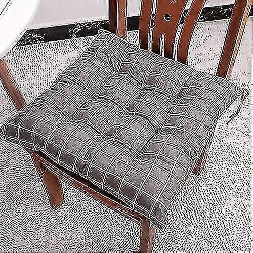 Sett med 6 stolputer 40x40, Dekorative puter Stolpute Hageputer 12 sting i ett Ulike mønstre, Polyester (A)-På lager