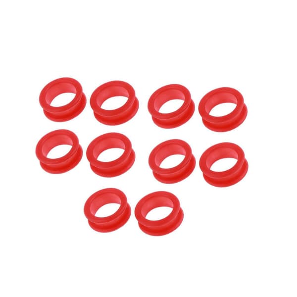 1/2/3/5 10x Barber Frisør Saks Fingerring Red 10 pcs 1 Pc