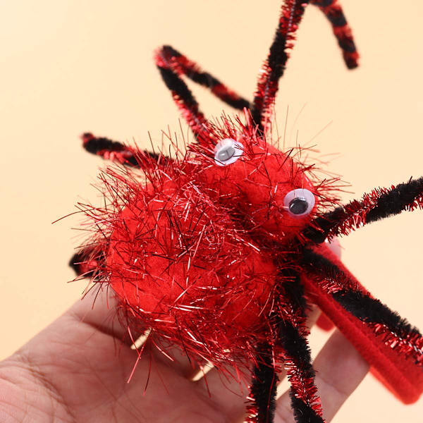 Halloween kostume Spider Pandebånd Skræmme Spider Udklædnings Tilbehør