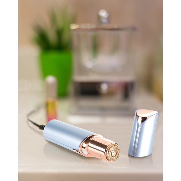 Flawless Touch, Flawless Oppladbart Ansiktshårborttaker Blue