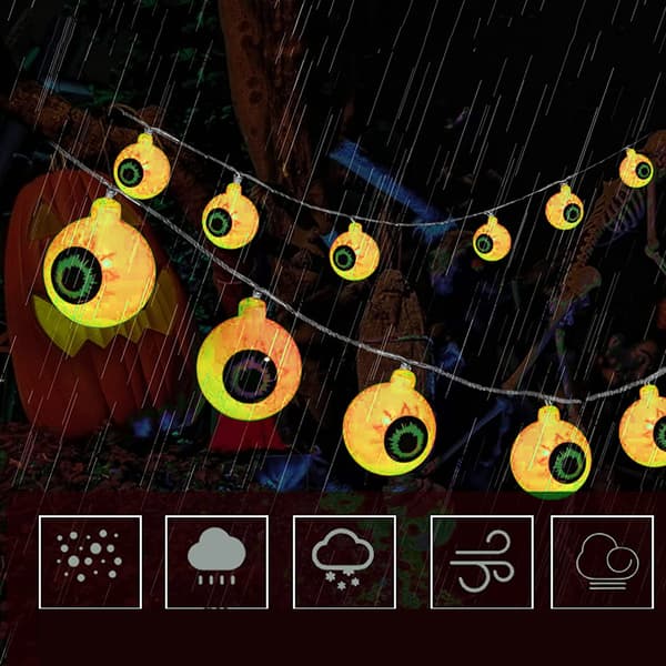 Halloween String Lights Halloween Dekorationer Spooky Sparkly 1.5 meters 10 lights