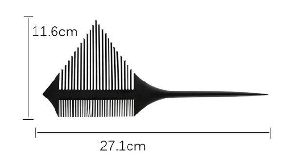 Highlight Comb Hår Salong Salong Bifurkasjon Høyglans Karbonfiber