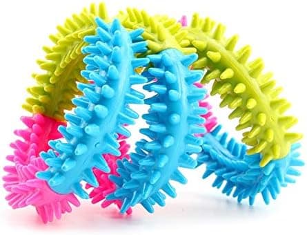 Hundleksaker Set med 3 giftfria gummileksaker för hundträning för husdjur